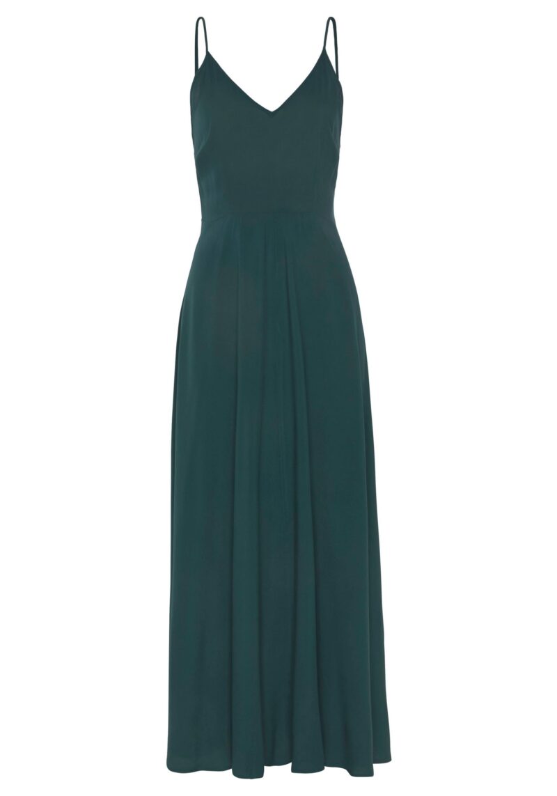 Maxi Dress- made of woven viscose, cut-out at the back, summer dress - Image 2
