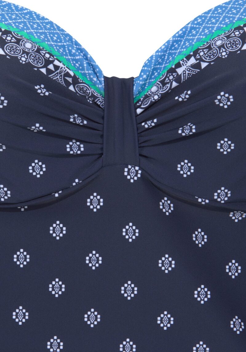 Jimer Underwire Tankini Top with underbust elastic - Image 3