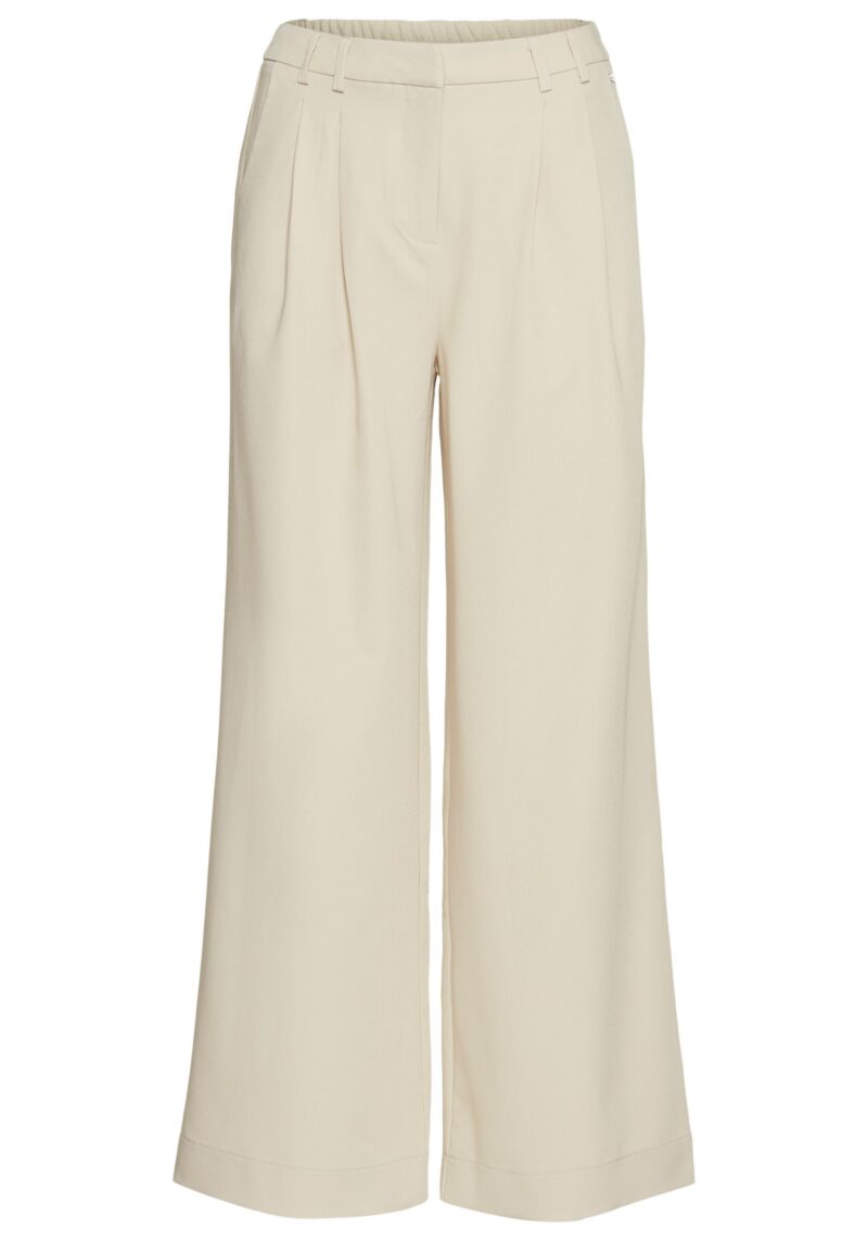 Pleated Trousers with wide leg - Image 5
