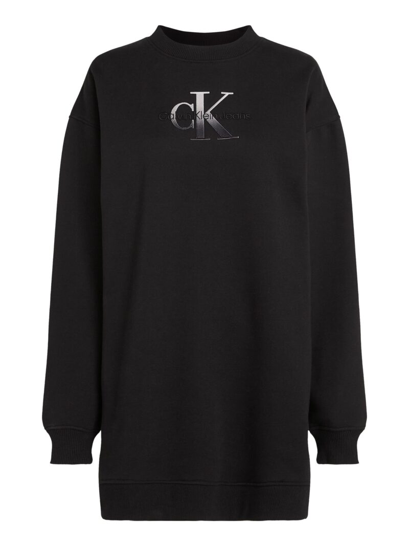 EMBROIDERED MONOLOGO CREW DRESS with logo embroidery - Image 6