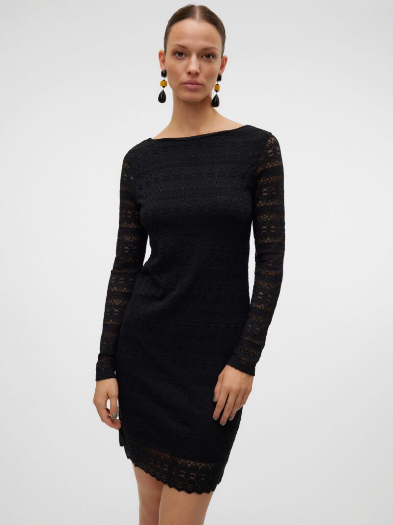 Lace dress VMZOE 2-WAY LS SHORT DRESS JRS NOOS