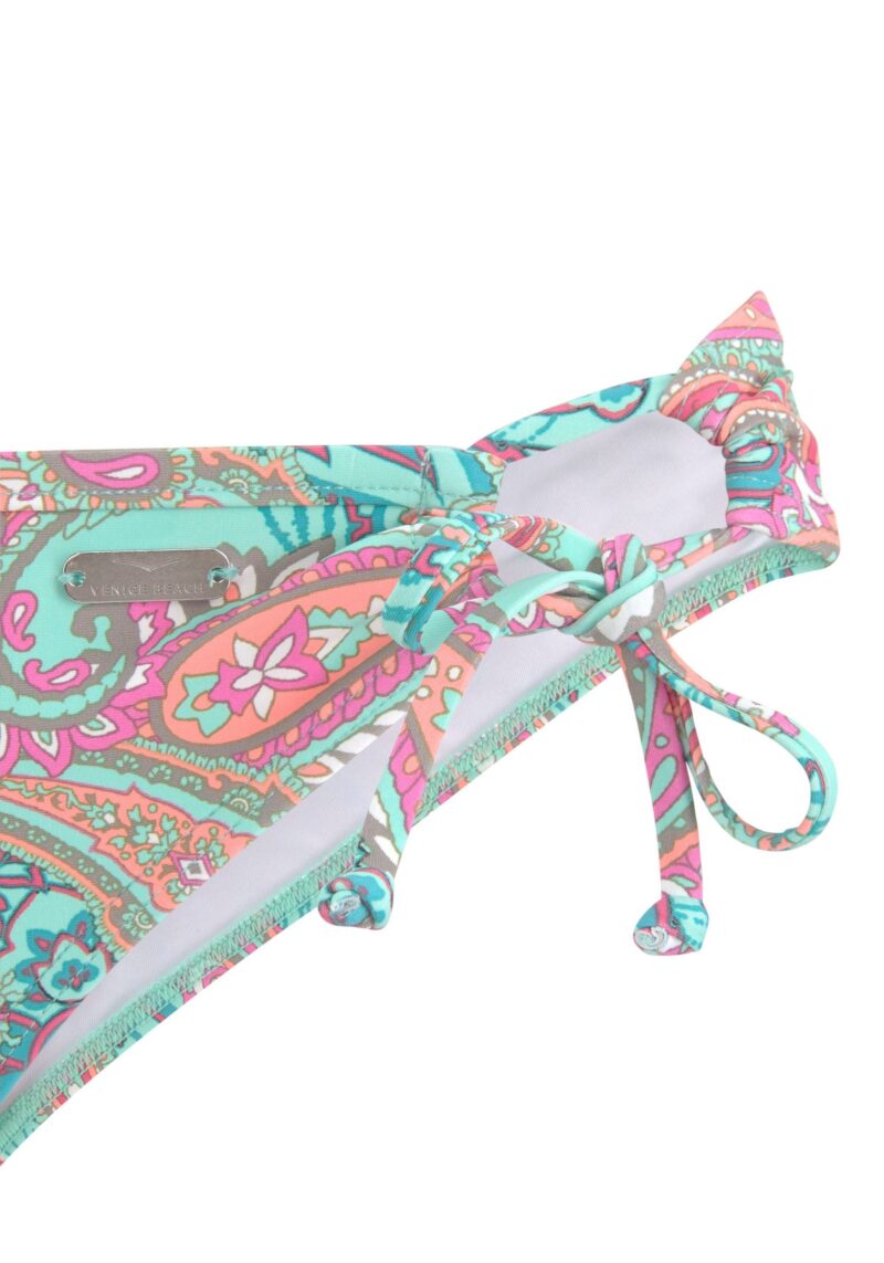 Paislee Bikini Bottoms- side ties, soft microfiber, with recycled polyamide - Image 4