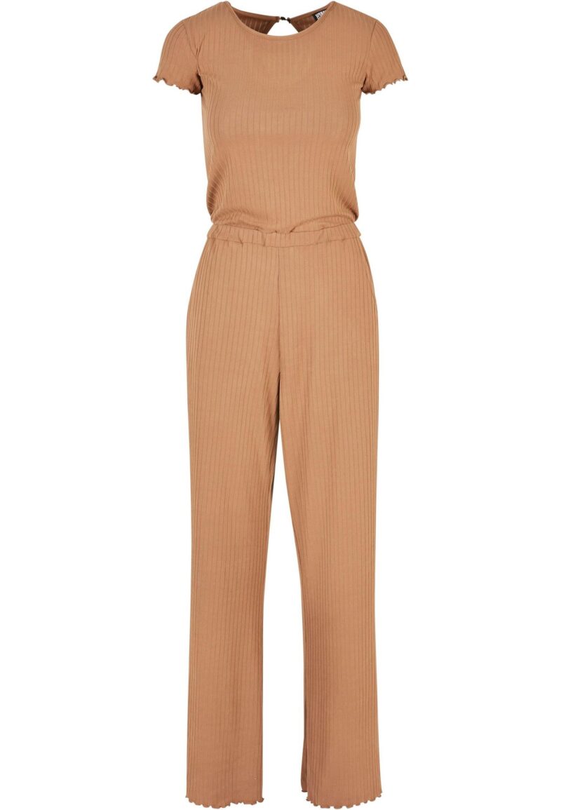 Jumpsuit Urban Classics Women's Ladies Rib Wid Leg Jumpsuit