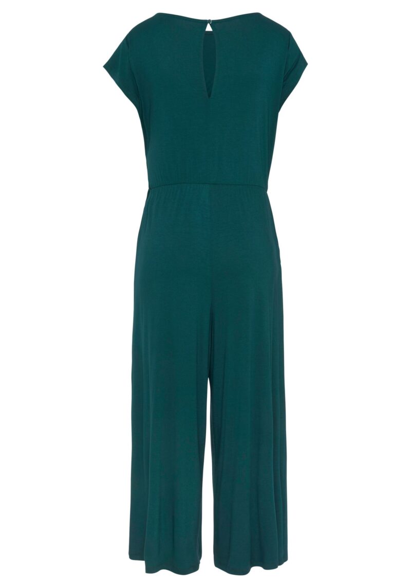 Culotte Overalls with knot detail at the waist, elegant jumpsuit, festive - Image 4
