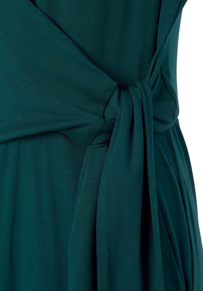 Culotte Overalls with knot detail at the waist, elegant jumpsuit, festive - Image 5