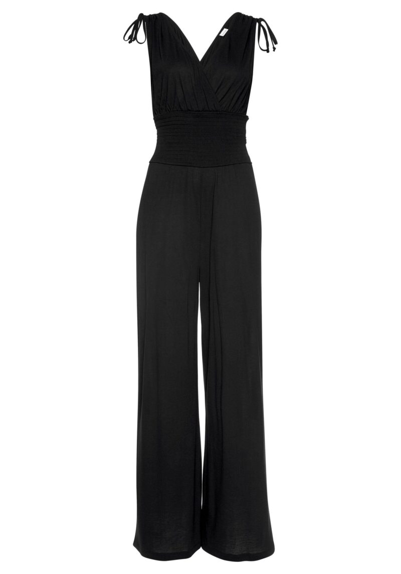 Overall with ribbons for gathering the straps, summery jumpsuit - Image 2