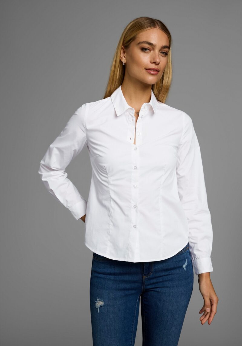 Long-sleeved blouse (pack, 2-pack) in shirt blouse style - Image 3