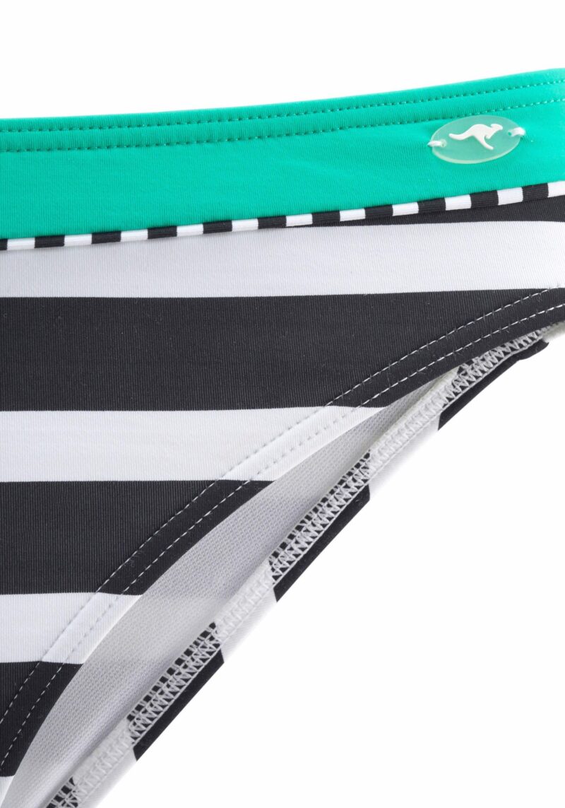 Anita Bikini Bottoms in a cool block stripe design - Image 3