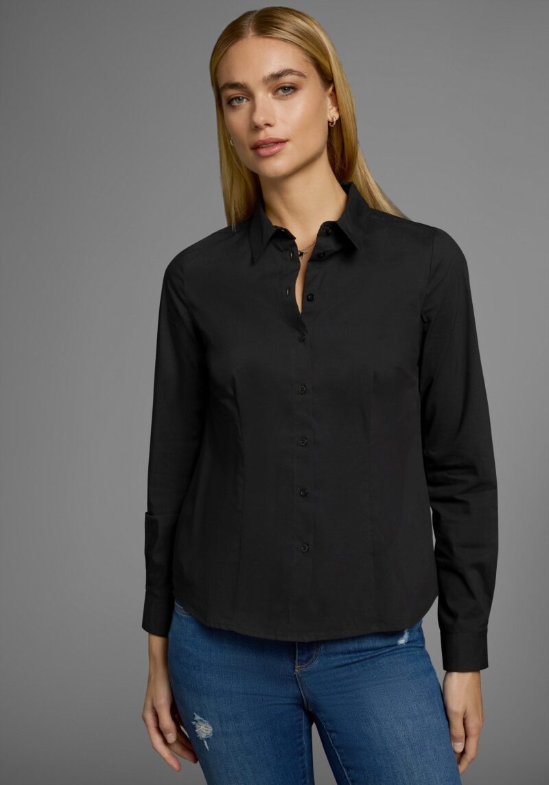 Long-sleeved blouse (pack, 2-pack) in shirt blouse style - Image 4