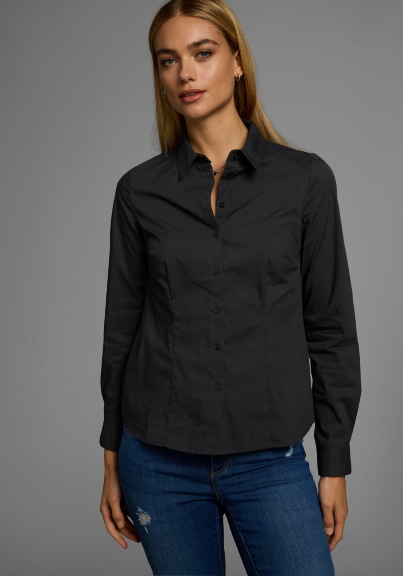 Long-sleeved blouse (pack, 2-pack) in shirt blouse style - Image 5