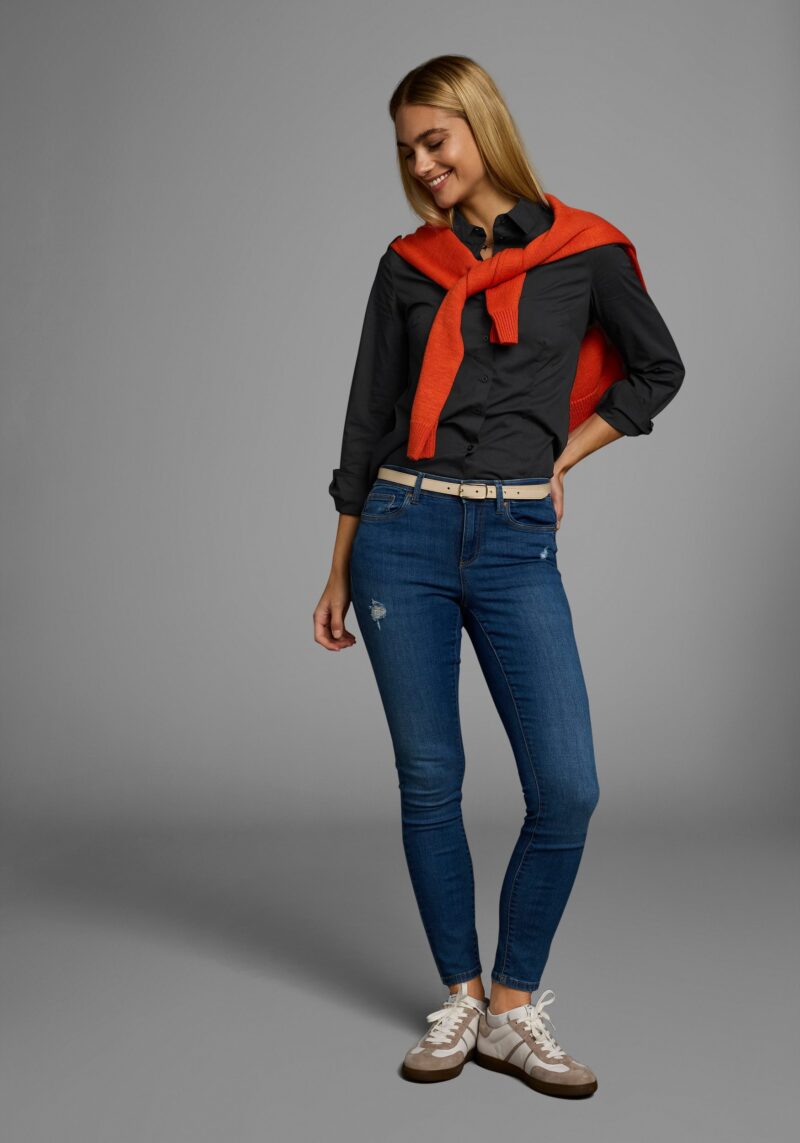 Long-sleeved blouse (pack, 2-pack) in shirt blouse style - Image 14