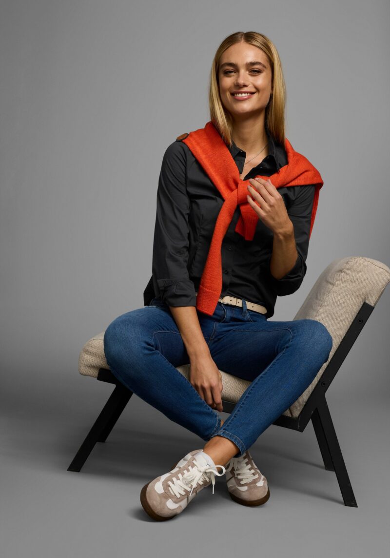 Long-sleeved blouse (pack, 2-pack) in shirt blouse style - Image 16