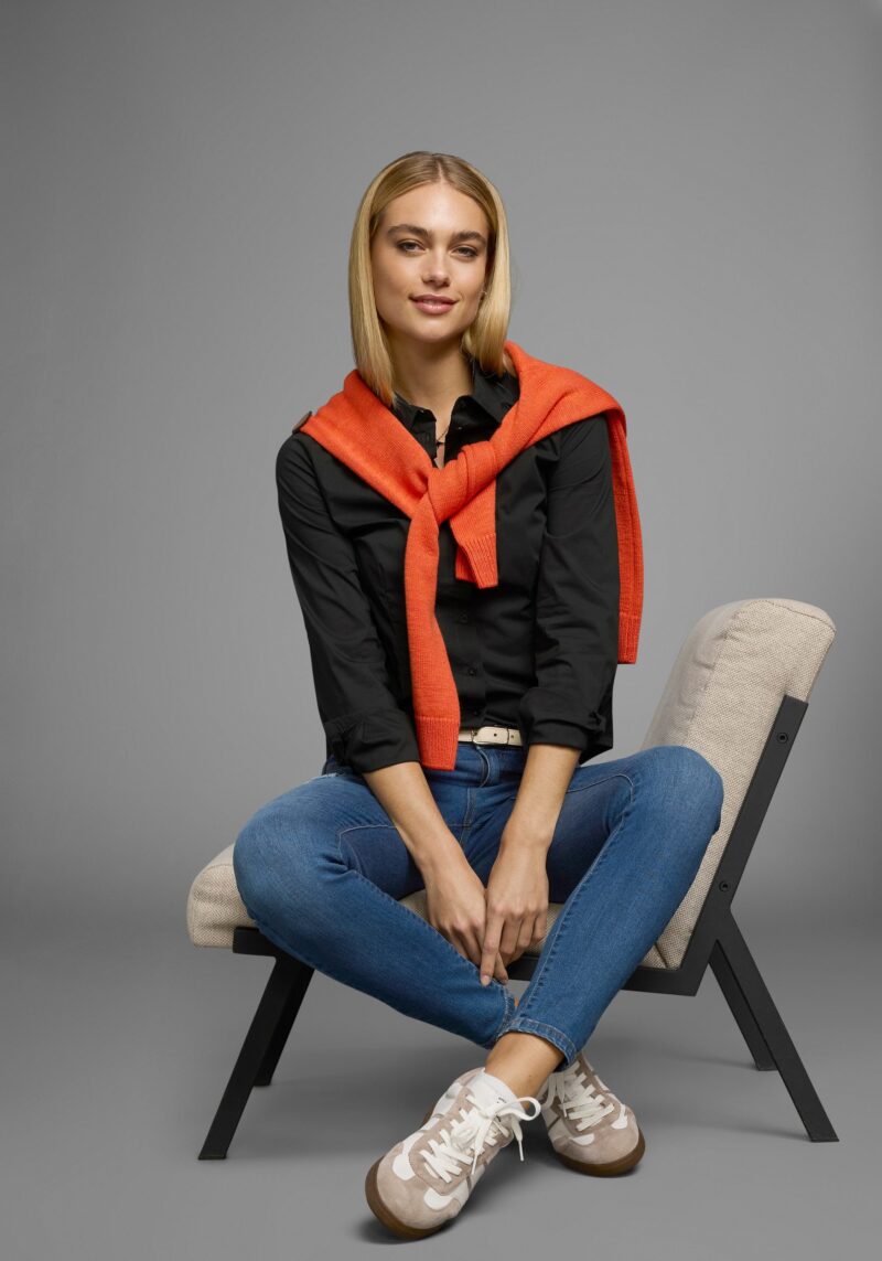 Long-sleeved blouse (pack, 2-pack) in shirt blouse style - Image 17