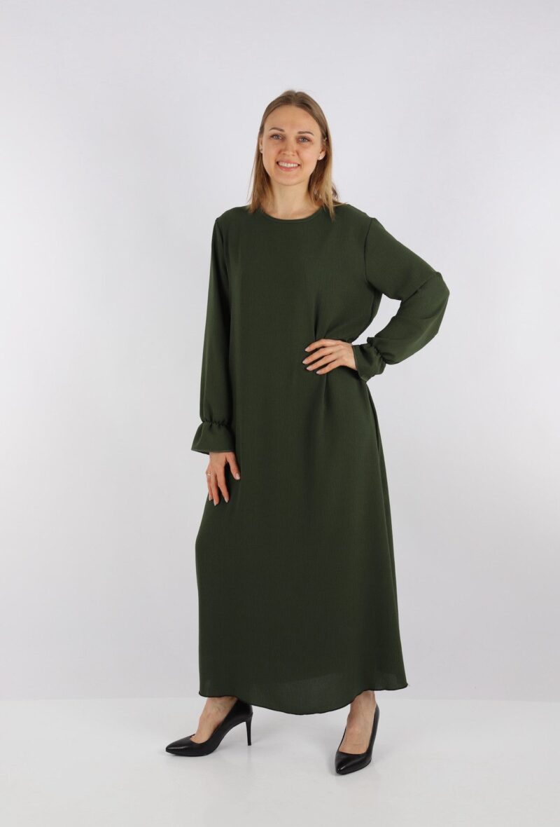 Summer Dress Elegant long-sleeved abaya dress made of jazz fabric Summer dress for women