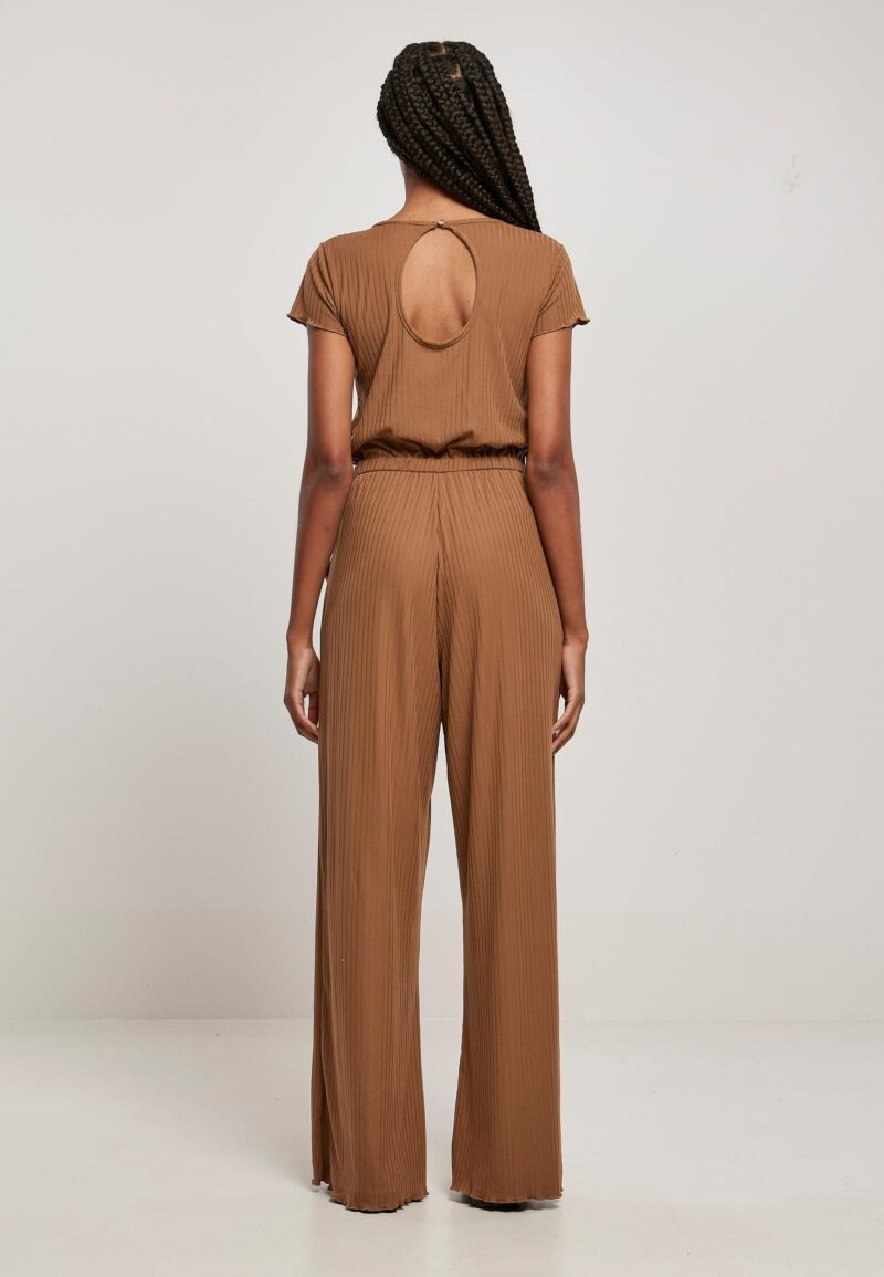 Jumpsuit Urban Classics Women's Ladies Rib Wid Leg Jumpsuit - Image 6