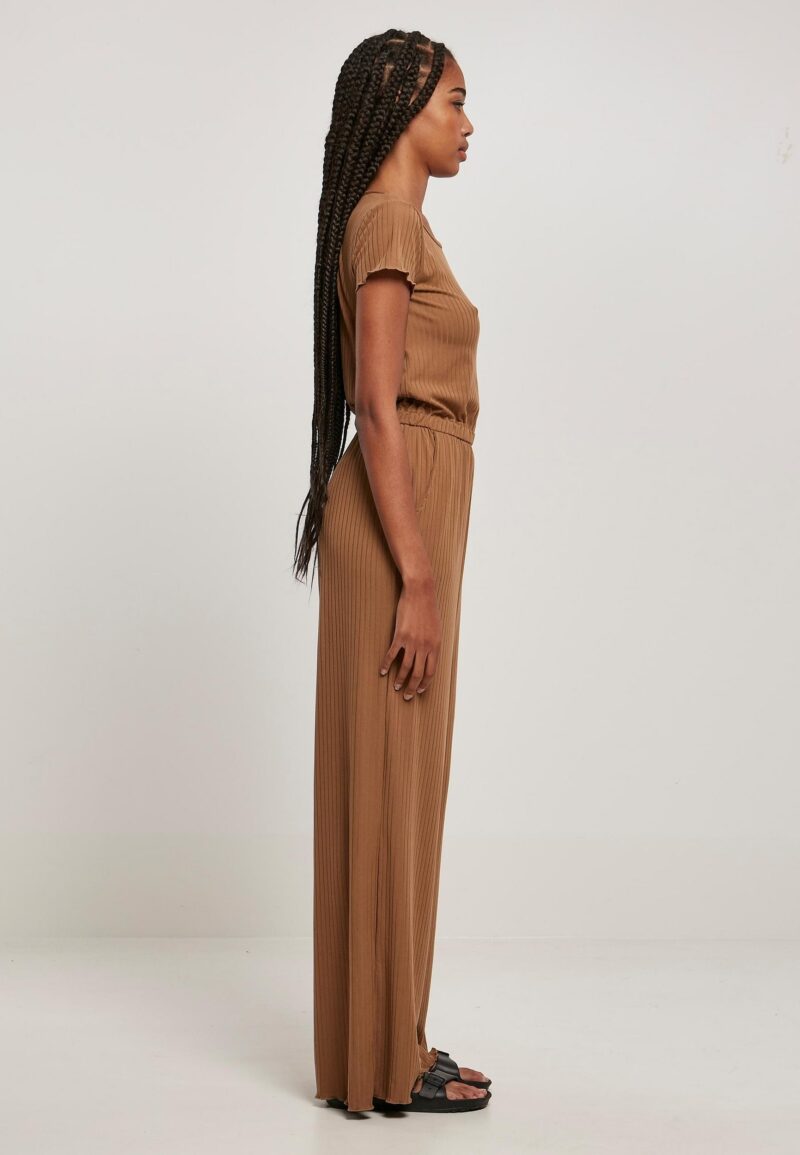 Jumpsuit Urban Classics Women's Ladies Rib Wid Leg Jumpsuit - Image 5