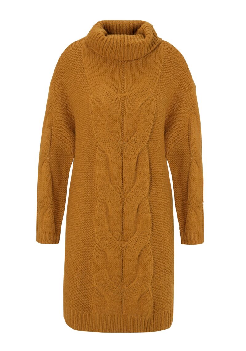 Knitted Dress with extravagant cable pattern - Image 5