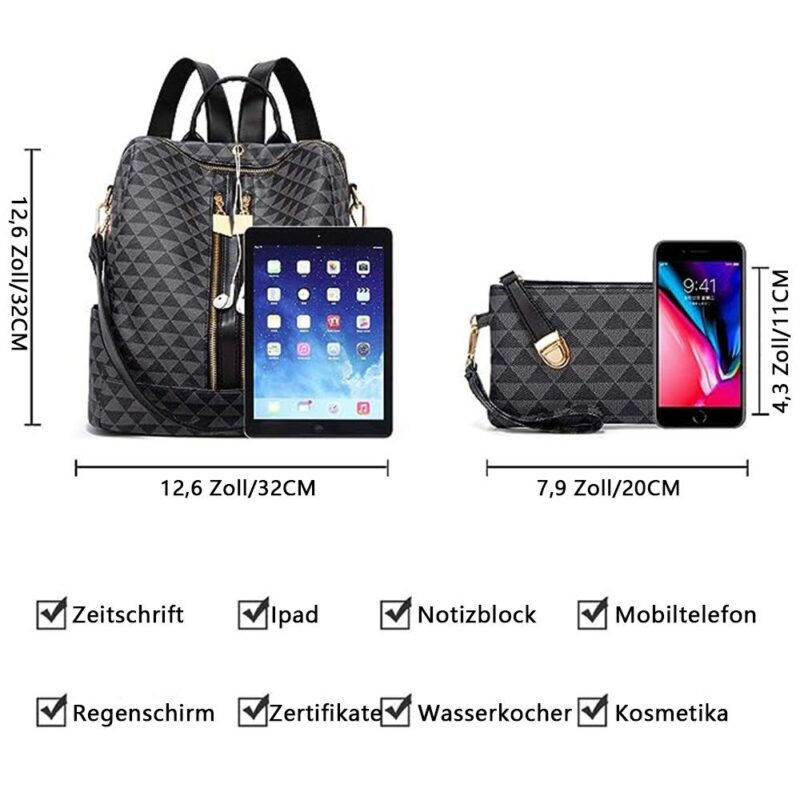 Backpack Handbag Leisure Backpack Shoulder Bag - Image 4