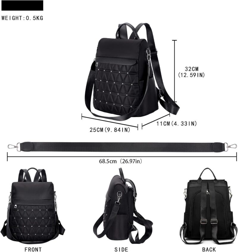 Backpack women's backpack everyday shoulder bag travel bag - Image 4