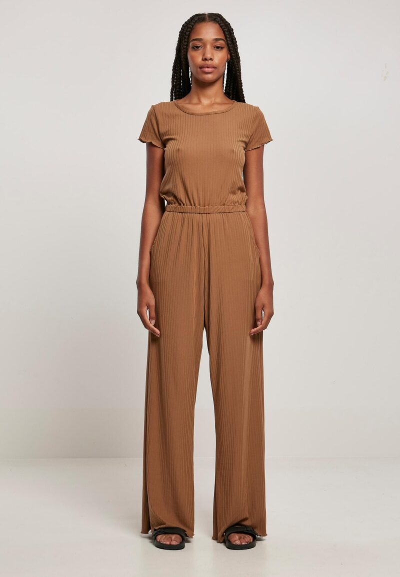 Jumpsuit Urban Classics Women's Ladies Rib Wid Leg Jumpsuit - Image 4
