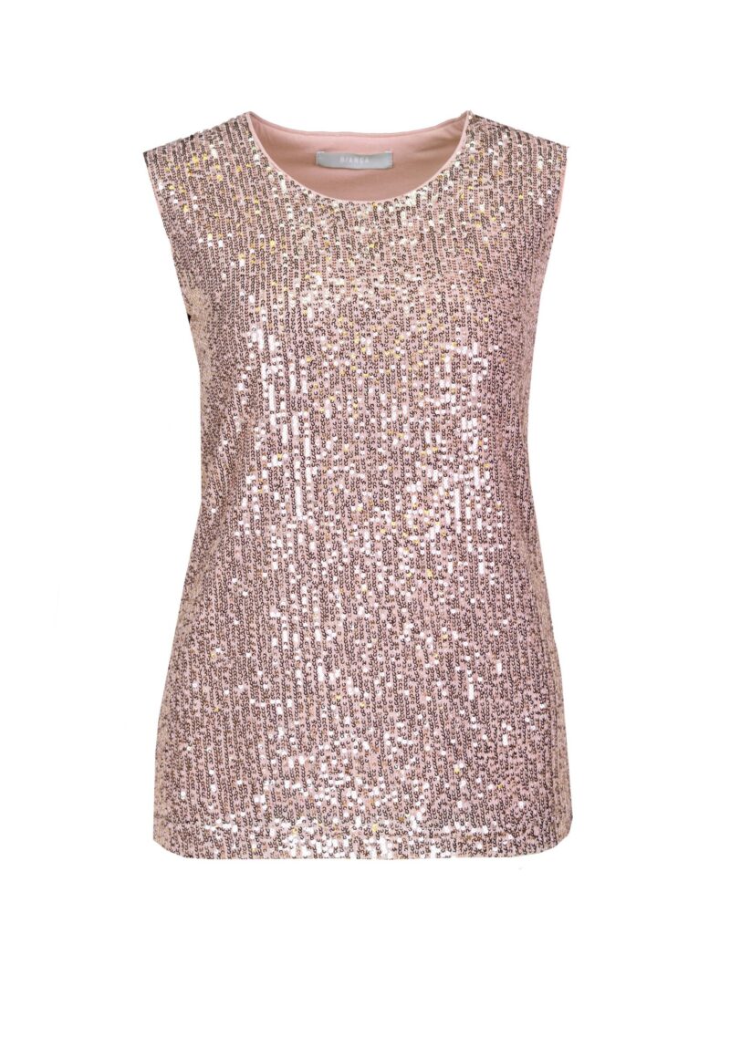Blouse Top SELIS decorated with sparkling sequins - Image 2