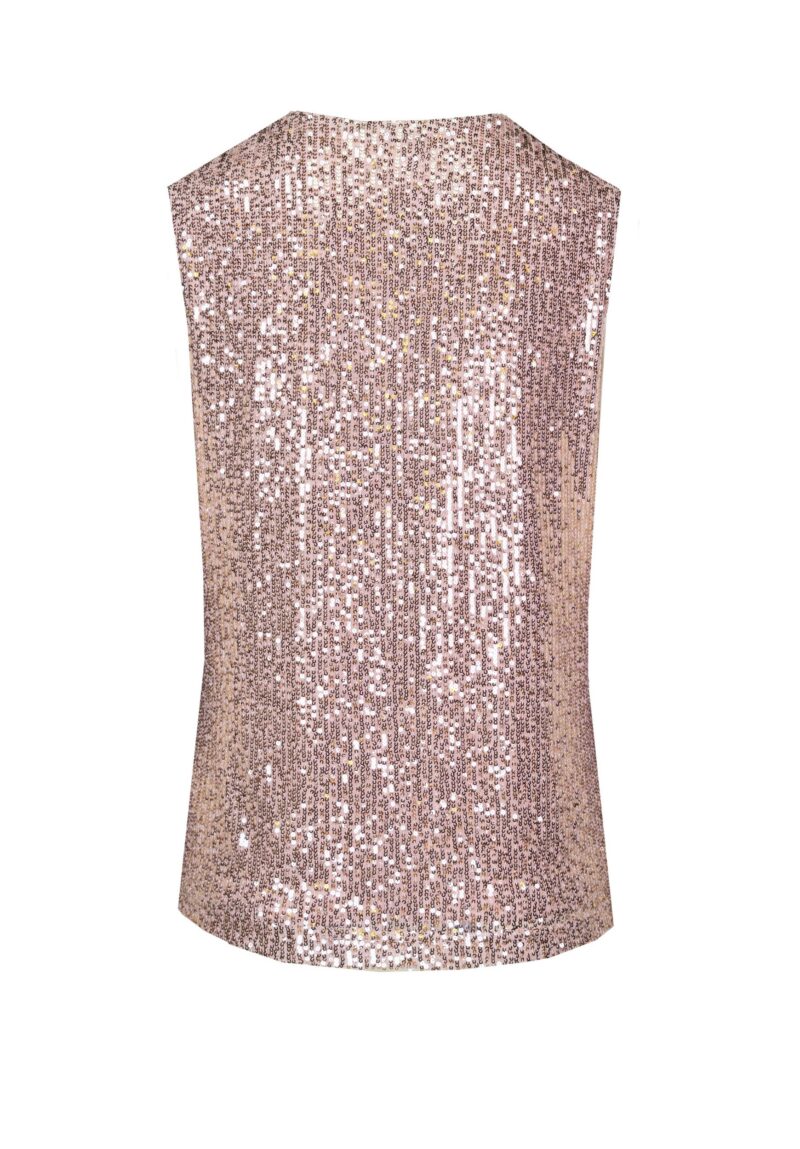 Blouse Top SELIS decorated with sparkling sequins - Image 5