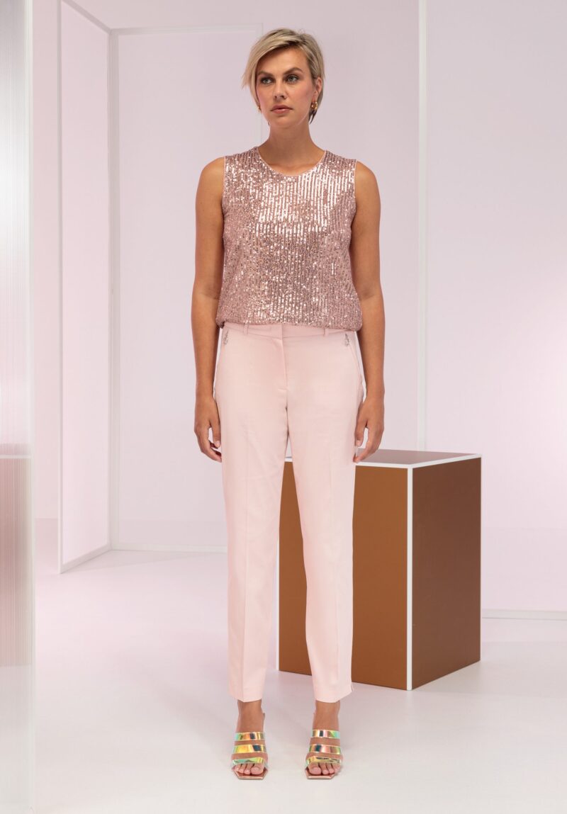 Blouse Top SELIS decorated with sparkling sequins - Image 6