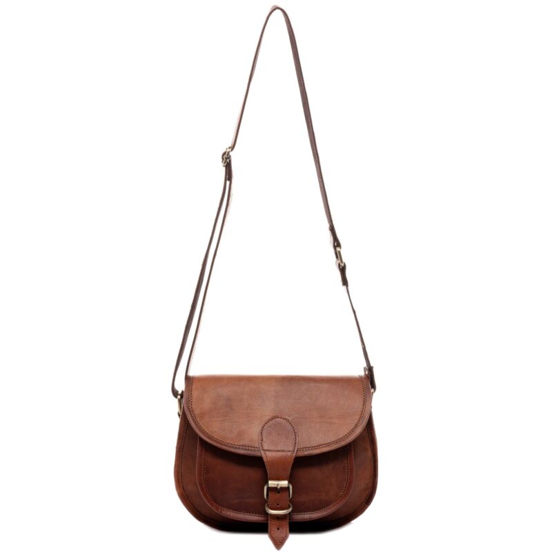 Shoulder Bag Real Leather Shoulder Bag Large Brown - Image 4