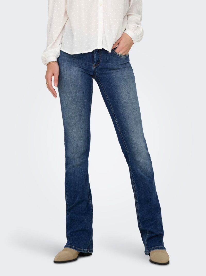 Bootcut-Jeans ONLBLUSH LW FLARED DNM REA1303 NOOS