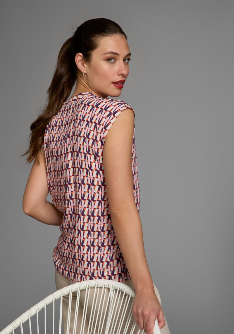 Blouse Top with tie detail - Image 3