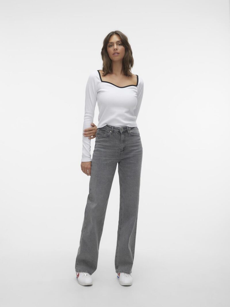 High-Waist Jeans VMTESSA HR WIDE JEANS RA206 GA NOOS - Image 7