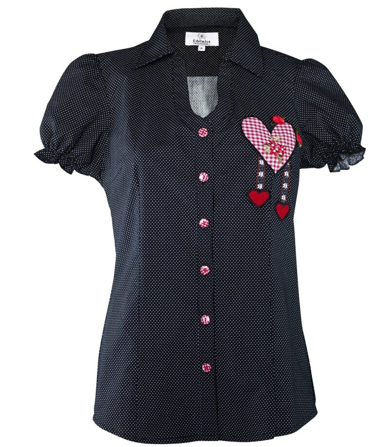Traditional Blouse Dotted
