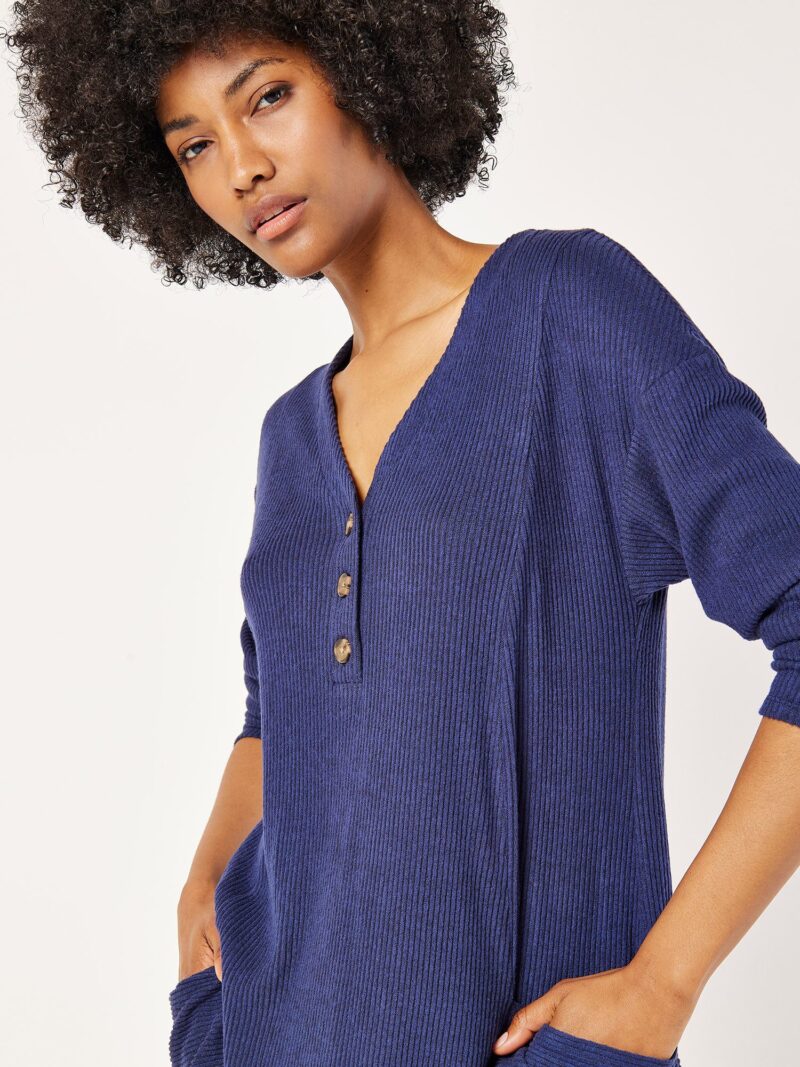 Knitted Dress Swing dress with patch pockets - Image 2