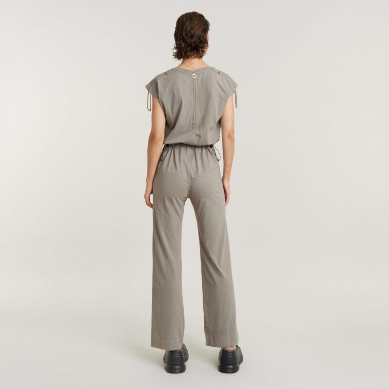 Jumpsuit Riveted flared jumpsuit sl wmn - Image 2