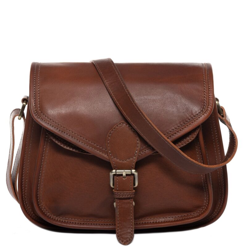 Shoulder Bag Real Leather Shoulder Bag Large Brown - Image 10