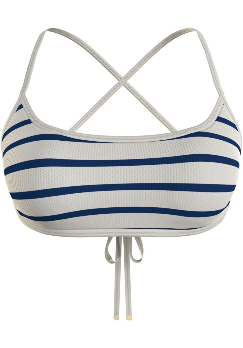 Bustier Bikini top BRALETTE PIQUE with striped pattern