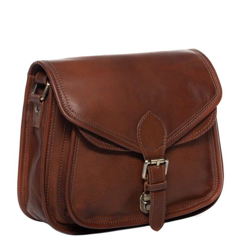 Shoulder Bag Real Leather Shoulder Bag Large Brown - Image 12