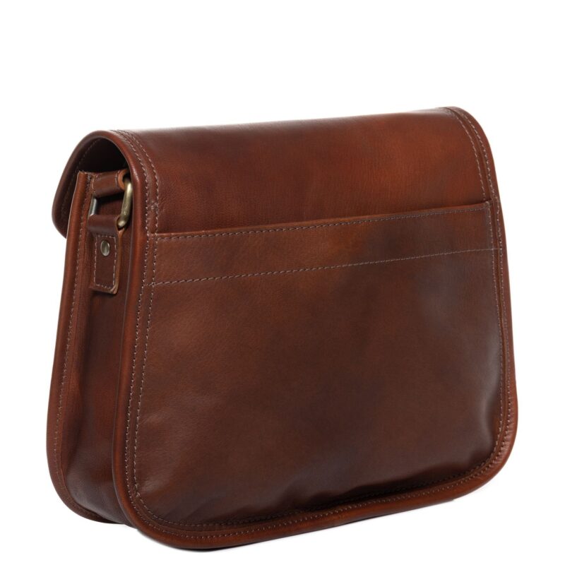 Shoulder Bag Real Leather Shoulder Bag Large Brown - Image 13