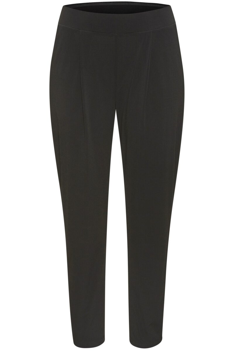 Pull-on trousers with practical pockets, elegant business look, 7/8 length - Image 2