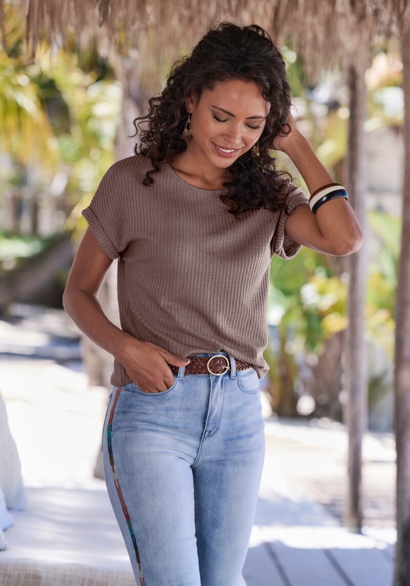 Short-sleeved shirt made of soft piqué fabric (2-pack) - Image 8