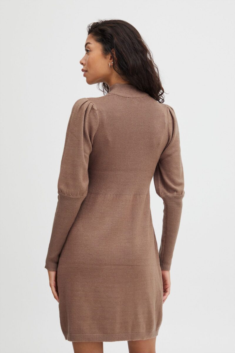 Knitted dress BYNONINA DRESS 2 - 20810781 Knitted dress with puff sleeves - Image 3