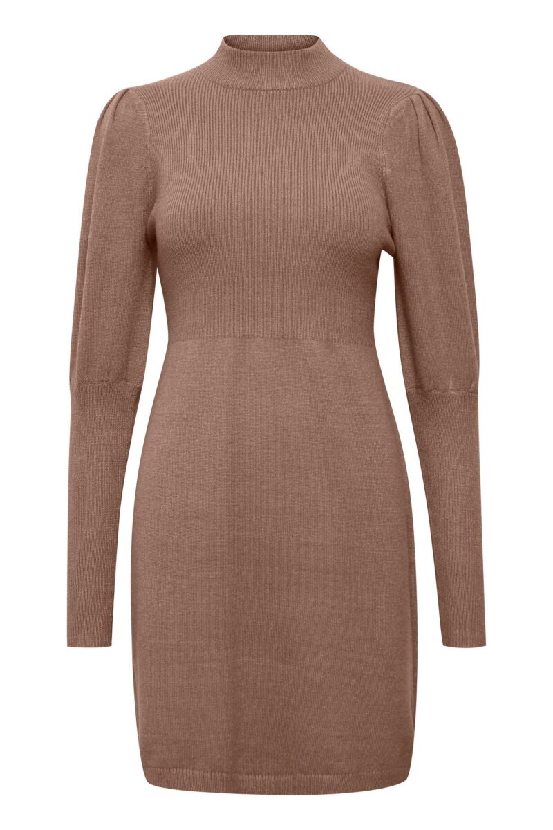 Knitted dress BYNONINA DRESS 2 - 20810781 Knitted dress with puff sleeves - Image 6