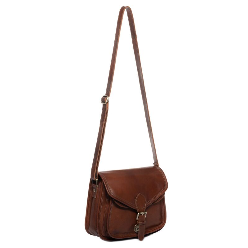 Shoulder Bag Real Leather Shoulder Bag Large Brown - Image 16