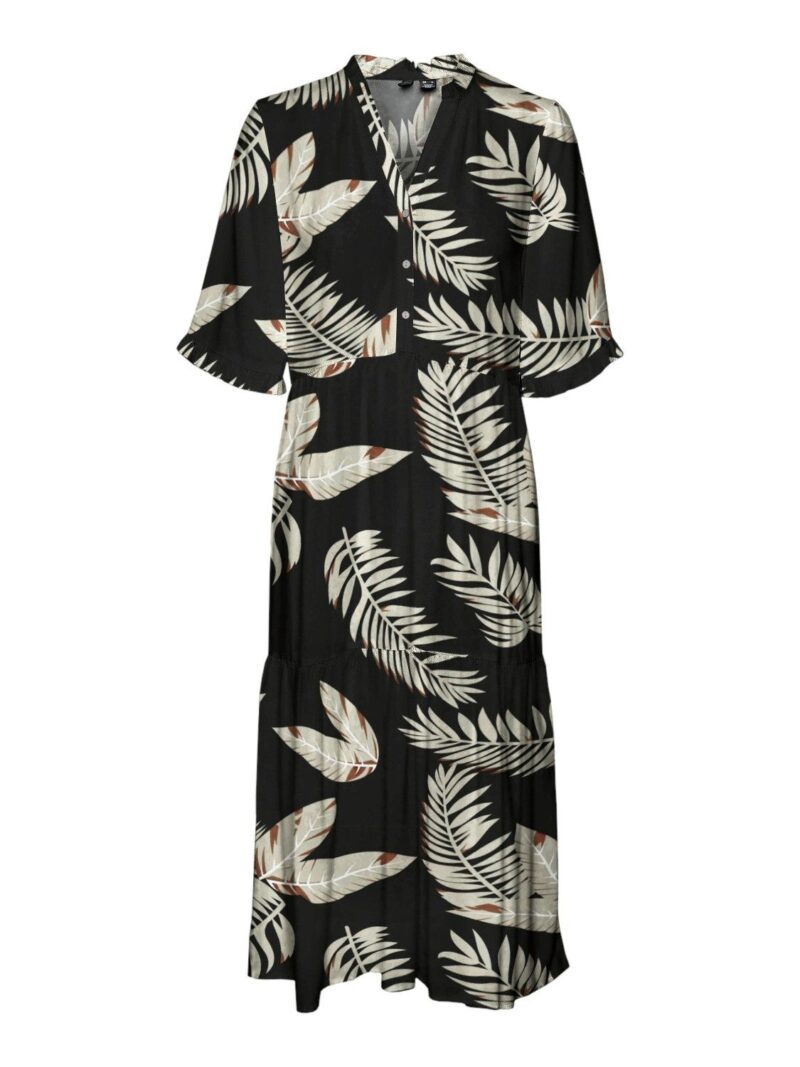 Summer dress VMEASY JOY 2/4 FRL CALF DRESS WVN GA