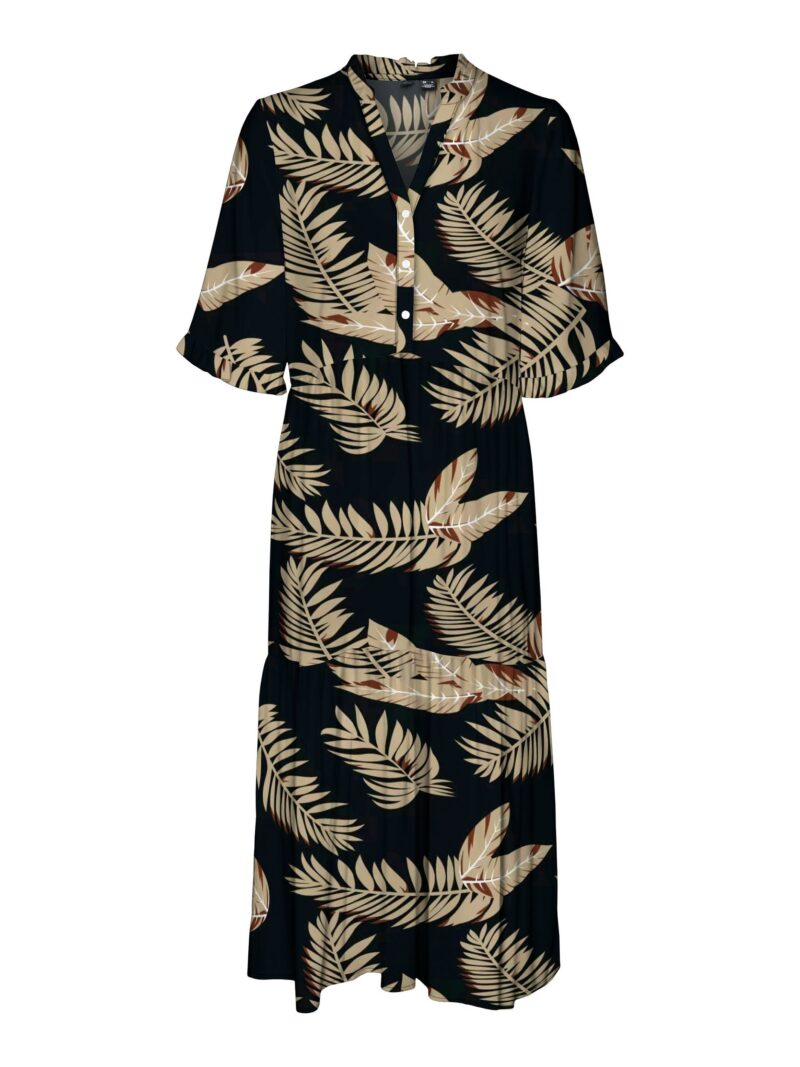 Summer dress VMEASY JOY 2/4 FRL CALF DRESS WVN GA - Image 2