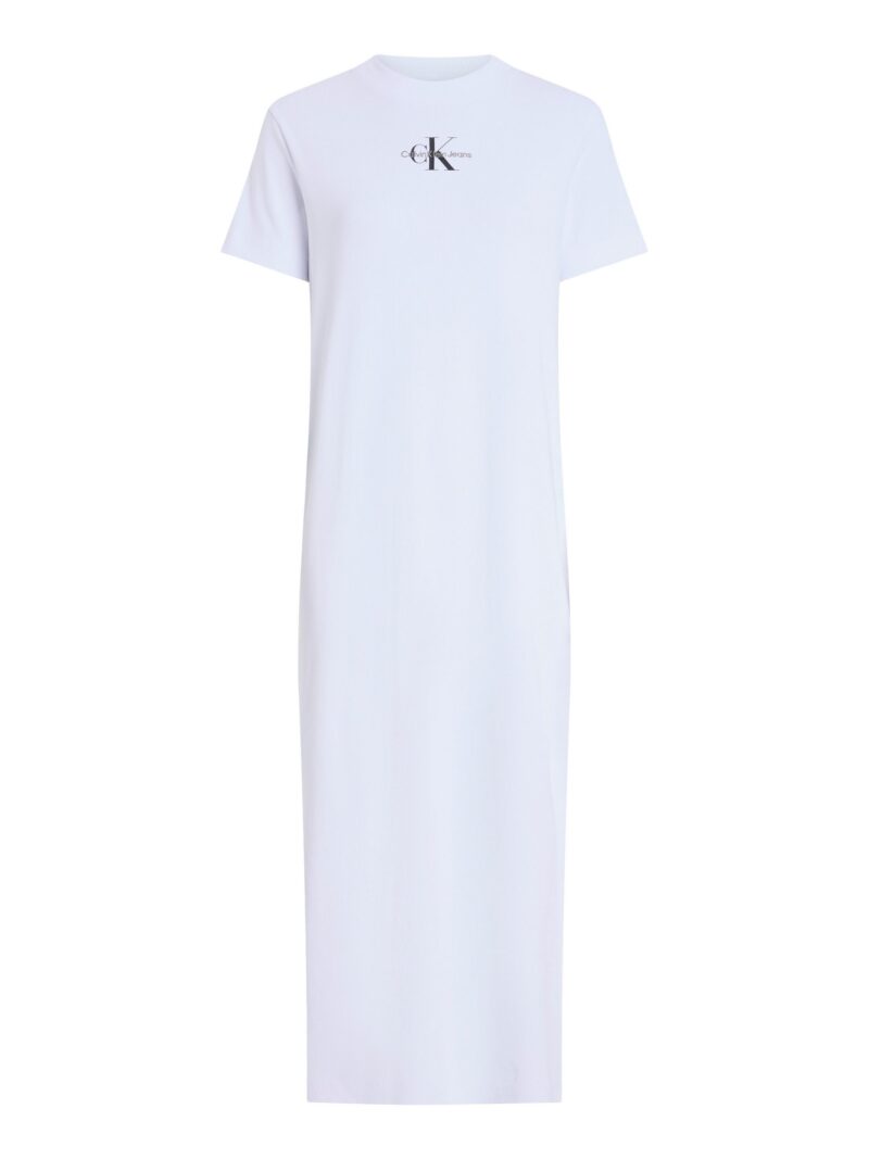 Midi dress MONOLOGO LONG RIB TEE DRESS with logo - Image 4