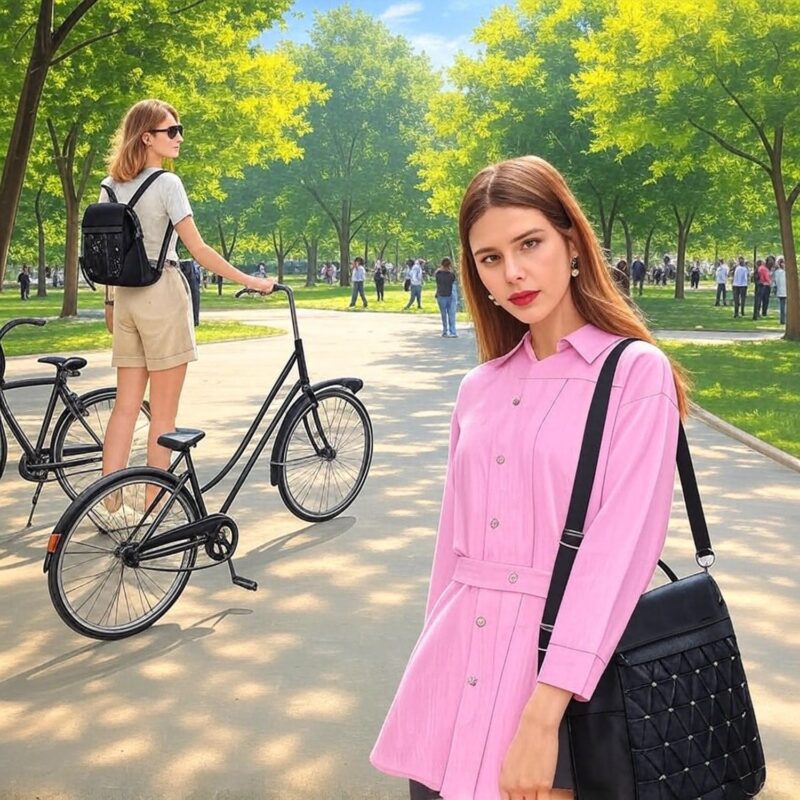 Backpack women's backpack everyday shoulder bag travel bag - Image 6