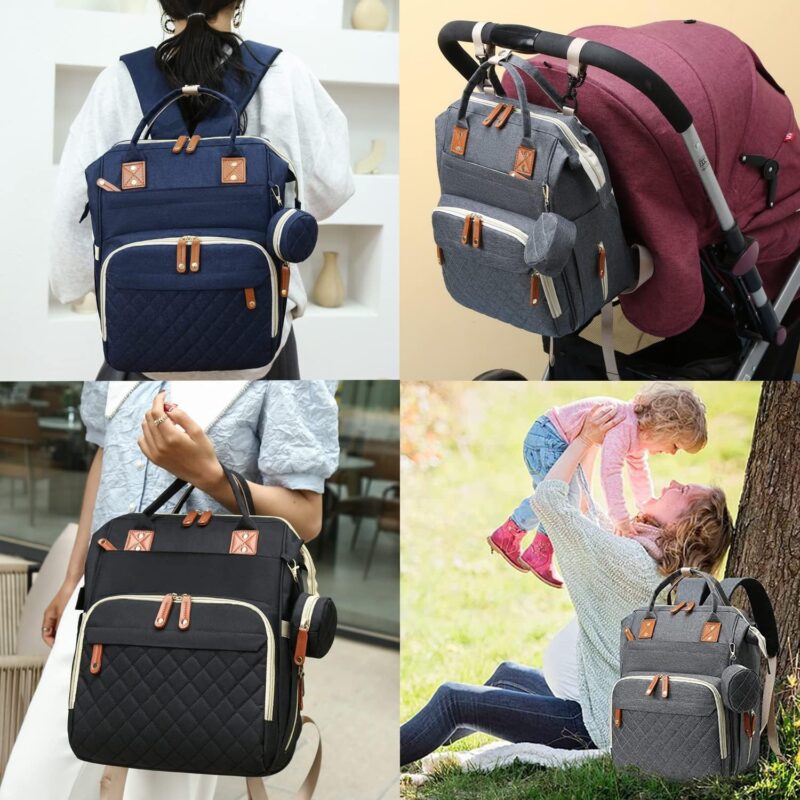 Diaper backpack diaper bag backpack large baby diaper backpack with multifunctional - Image 6
