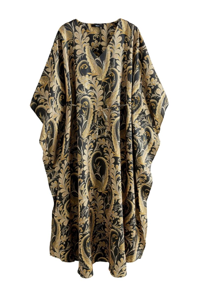 Maxi dress Festive maxi dress with V-neck, kaftan look
