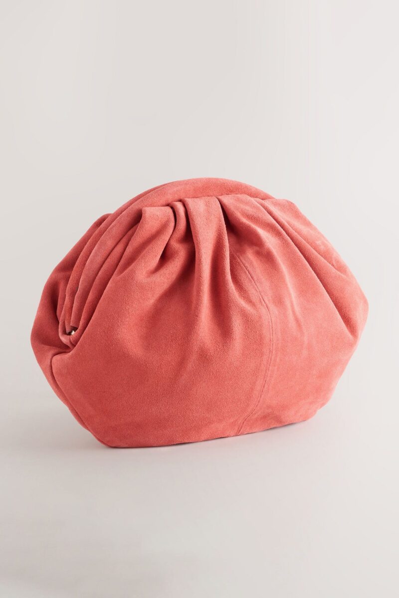 Clutch Leather Clutch with snap closure - Image 2